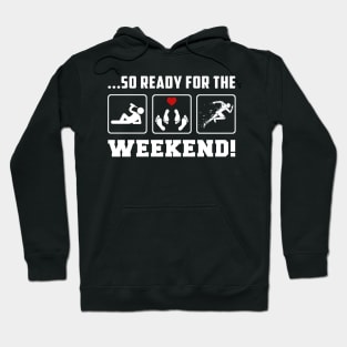 Cheers to the Weekend - 'Drink Running So Ready for the Weekend' Tee & Hoodie! Hoodie